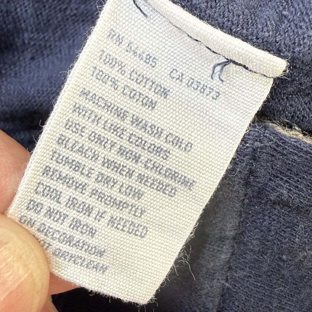 American Eagle Utility Polo Shirt Mens Large Blue‎ Double Pocket AEO - Picture 10 of 10